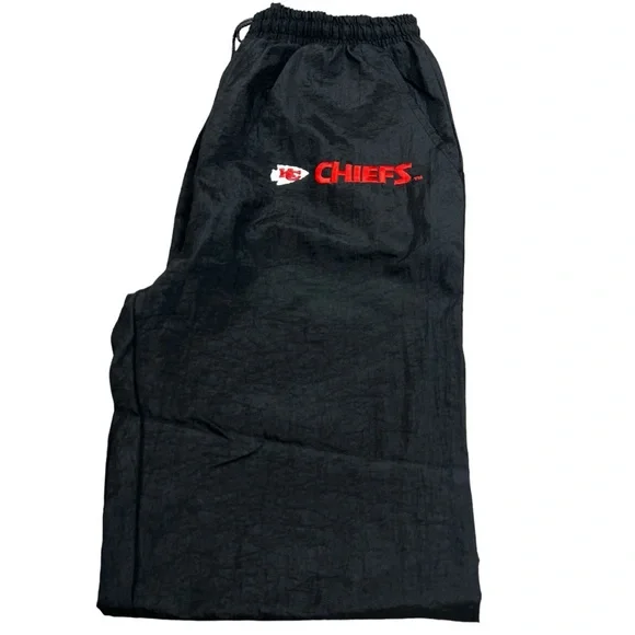 NFL Pro Player Kansas City Chiefs Vintage Track Jogger Windbreaker Pants - Picture 7 of 10